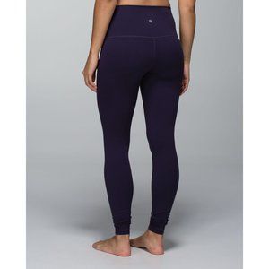 LULULEMON | WUNDER UNDER HIGH RISE BLACK GRAPE